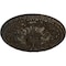 Ekena Millwork Amelia Ceiling Medallion (Fits Canopies up to 2 3/8"), 19 5/8"OD x 3/4"P, Stone Hearth Crackle CM20AMSHC - alternate 5